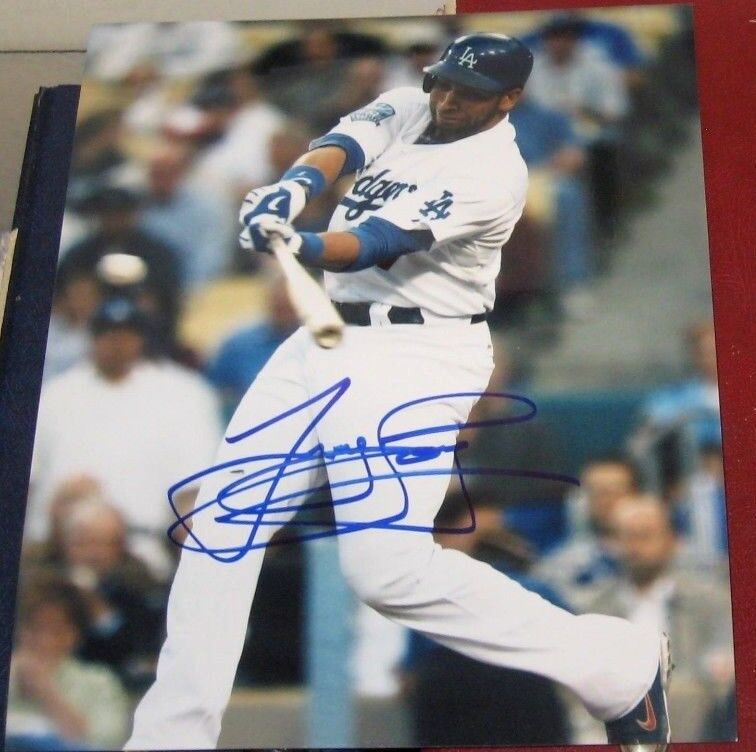 James Loney Los Angeles LA Dodgers SIGNED 8x10 Photo Poster painting COA Autographed Baseball