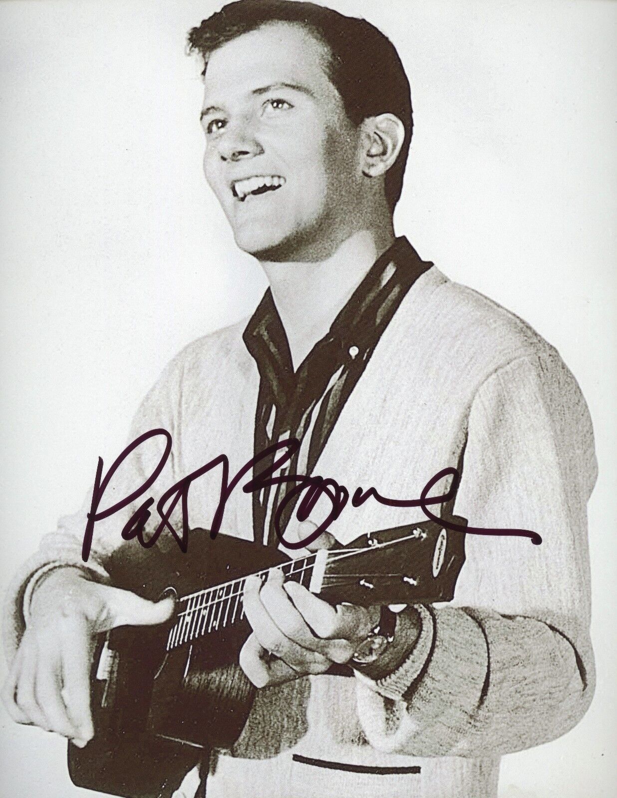 PAT BOONE Authentic Hand-Signed ~I Almost Lost My Mind~ 8x10 Photo Poster painting