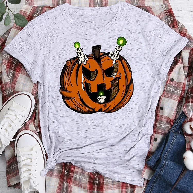 Creepy Halloween pumpkins Active T-shirt Tee -05434-Annaletters
