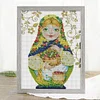 Russian Matryoshka Doll - 14CT Stamped Cross Stitch 29*36cm/11.42*14.17in