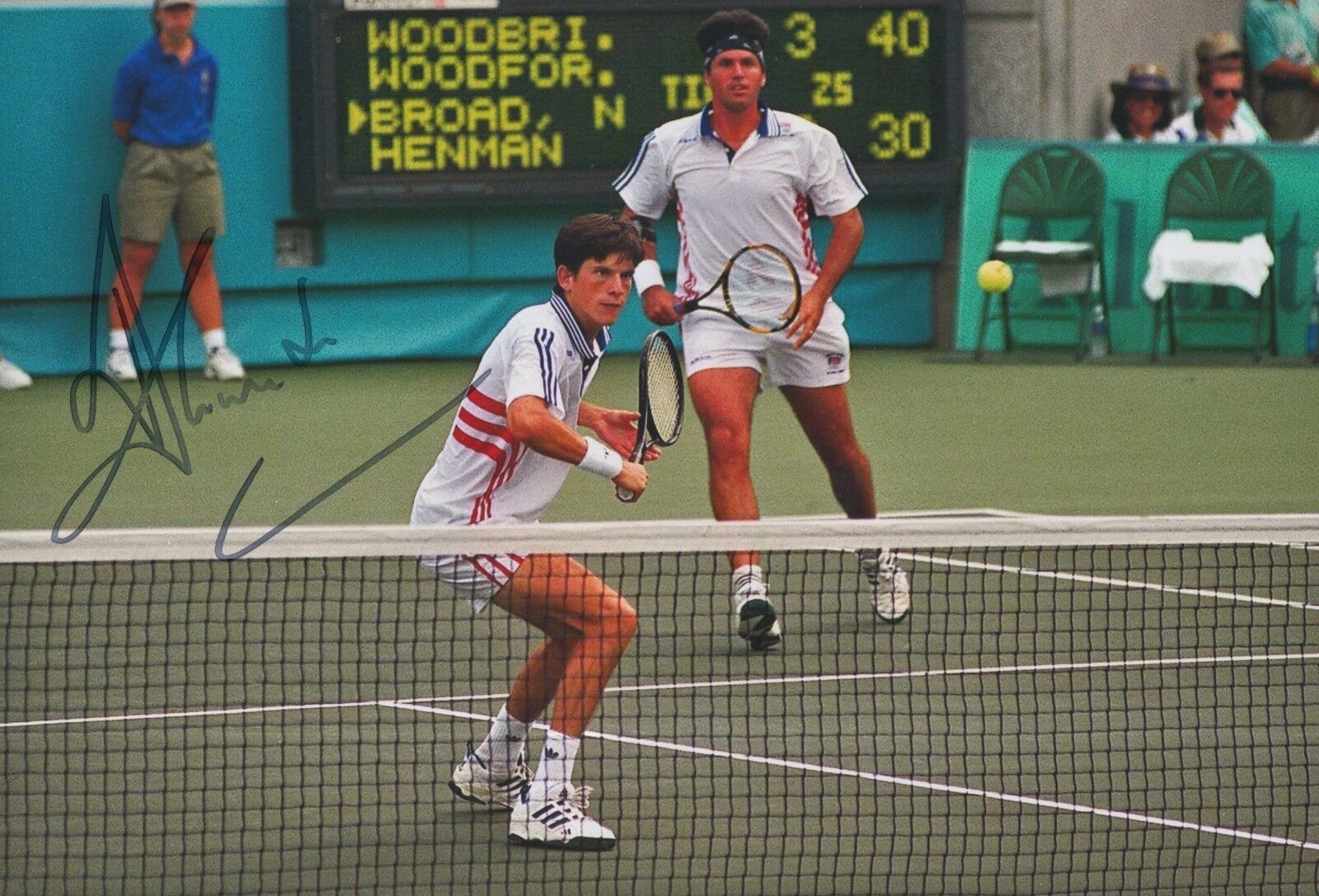 Tim Henman Hand Signed Olympics 12x8 Photo Poster painting.