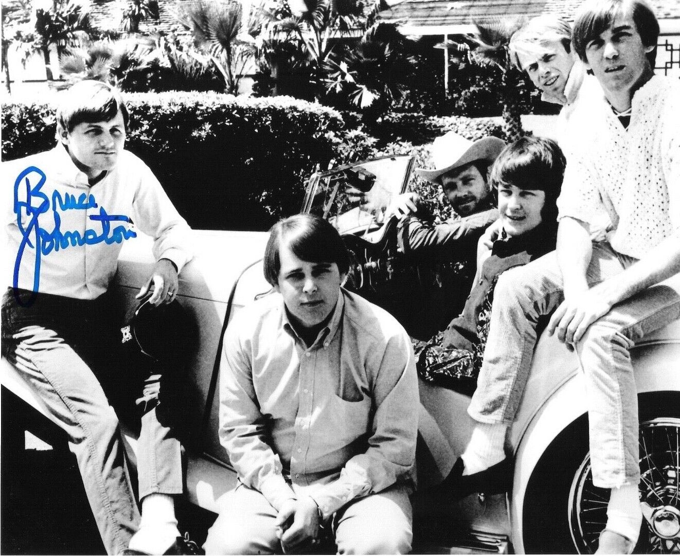 * BRUCE JOHNSTON * signed 8x10 Photo Poster painting * THE BEACH BOYS * COA * 30