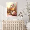 Diamond Painting-DIY Full Round Drill Wine Glass Flower