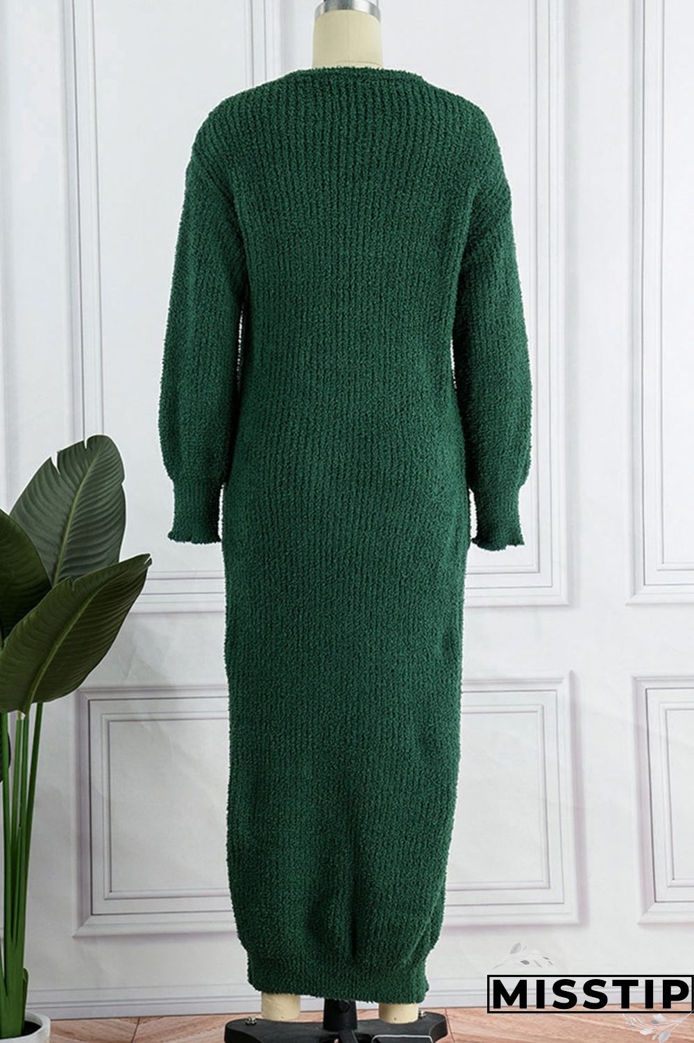 Green Casual Solid Patchwork Cardigan Collar Outerwear