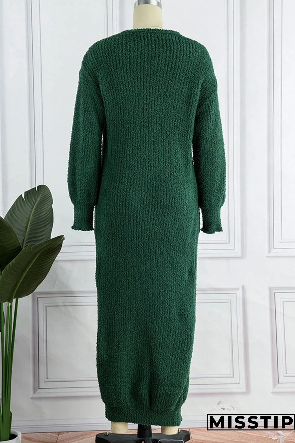 Green Casual Solid Patchwork Cardigan Collar Outerwear