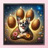 【Limited Stock Sale】Dog Paw-11CT Stamped Cross Stitch 45*45cm tapestrymarket