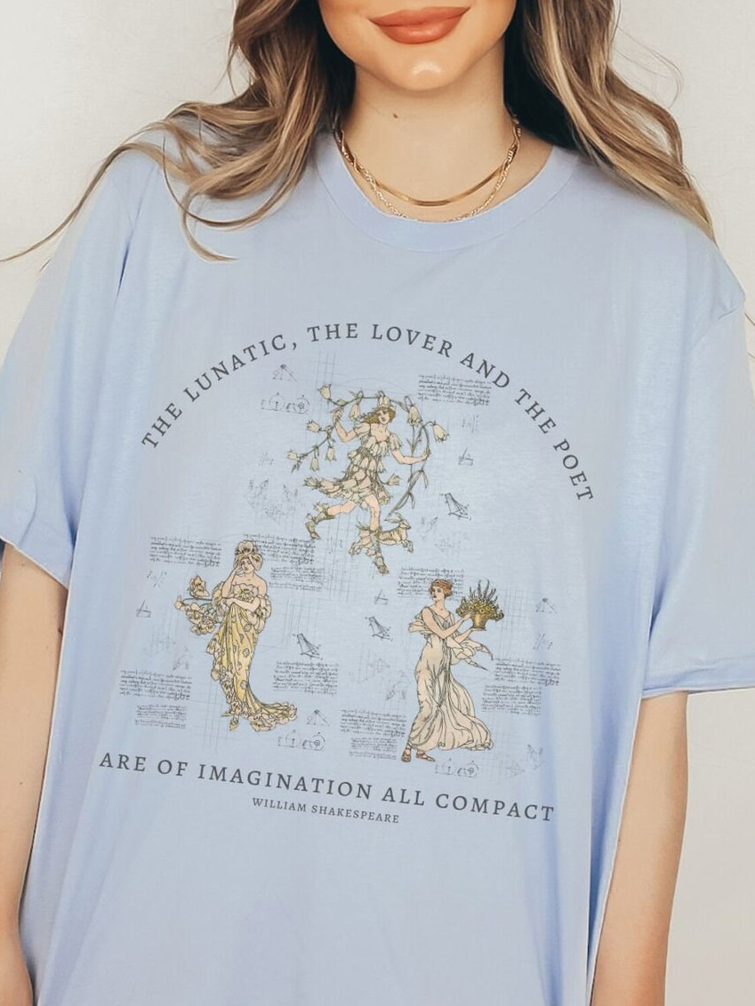 Midsummer Nights Dream Shakespeare T-Shirt / TECHWEAR CLUB / Techwear