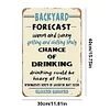 Backyard decoration painting - Metal Tin Signs(8*12Inch/12*16Inch)