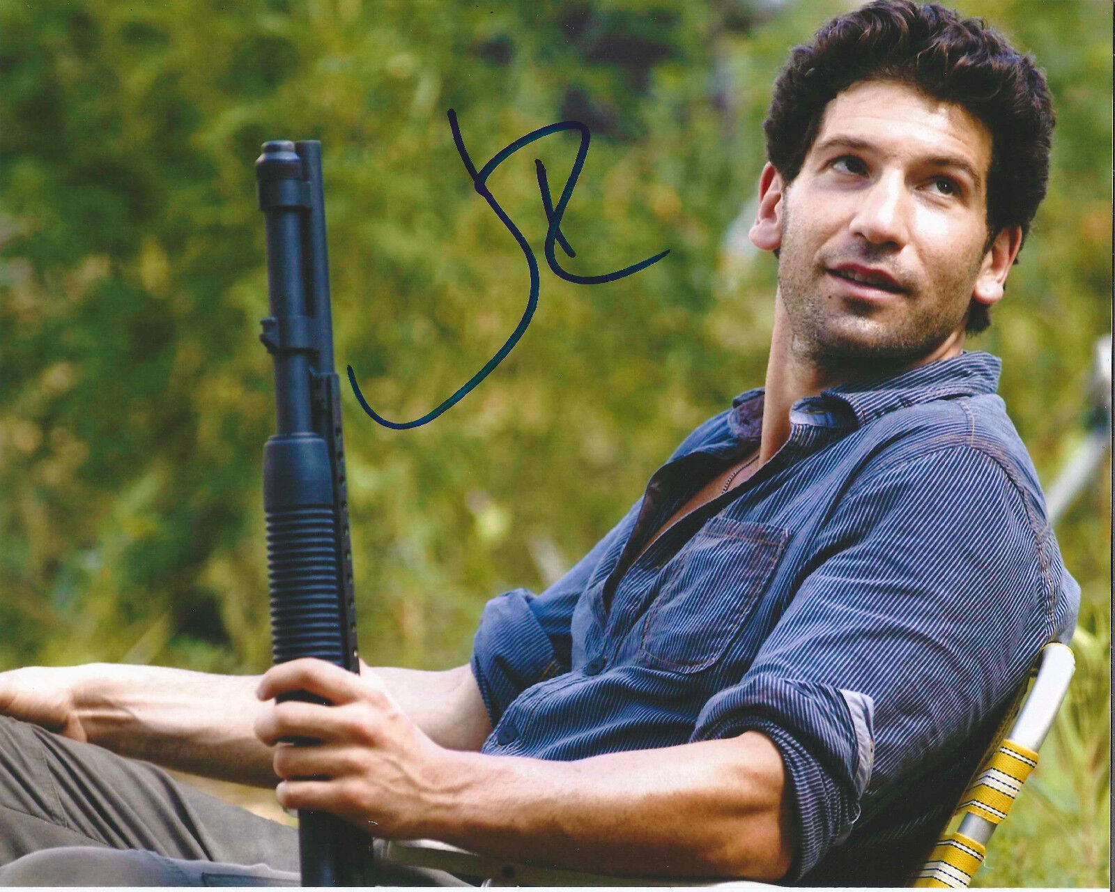 JON BERNTHAL HAND SIGNED AUTHENTIC THE WALKING DEAD 'SHANE' 8X10 Photo Poster painting 1 w/COA