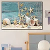 (60*40cm)Starfish - Full Round Drill Diamond Painting