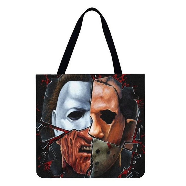 Horror Movie Character Murderers - Linen Tote Bag