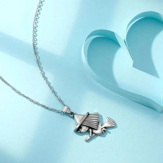 Creative Fashion Trend Little Witch Cute Necklace Jewelry Banquet Gift-Mayoulove