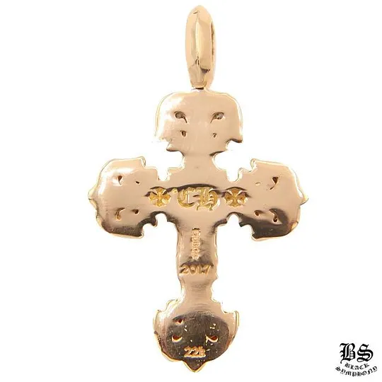 CHROME HEARTS クロムハーツ フィリグリークロスチャーム｜22K ゴールド