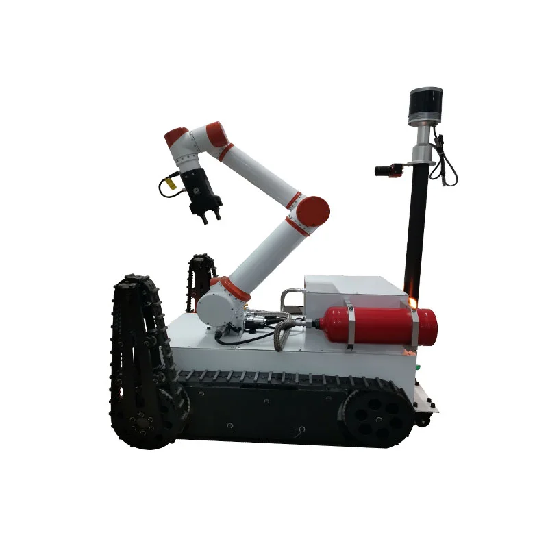 RFID AGV 6-axis robotic arm mobile RFID Crawler Robot with robot crawler track for warehouse operation