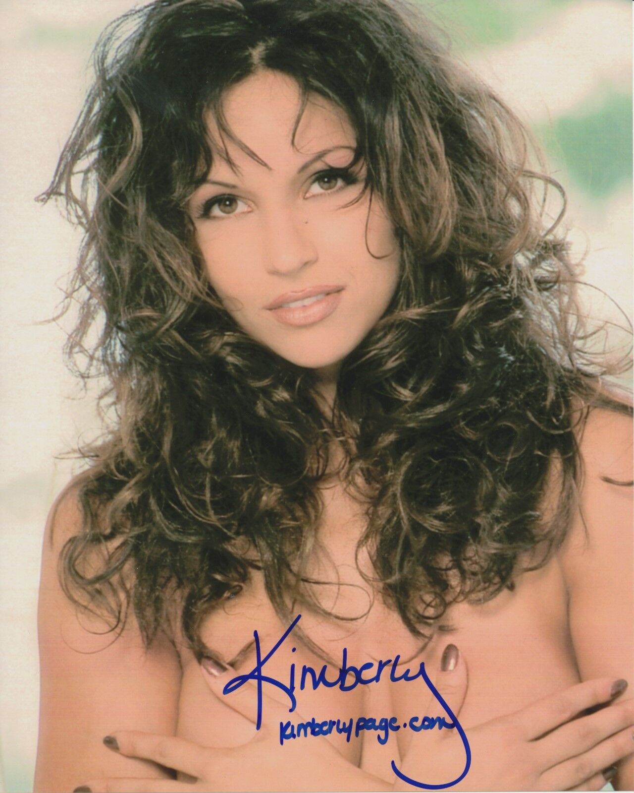 Kimberly Page autographed 8x10 WCW WWENitro Girl #7