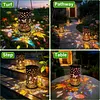 Colorful Butterfly Solar Lanterns Outdoor Waterproof Gift for Moms Women Mother Grandma Hanging Solar Lights for Yard Patio Porch Balcony Garden Decor