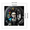 【Limited Stock Sale】Scary Big-Eyed Doll-14CT Stamped Cross Stitch 50*50cm/19.69*19.69in tapestrymarket