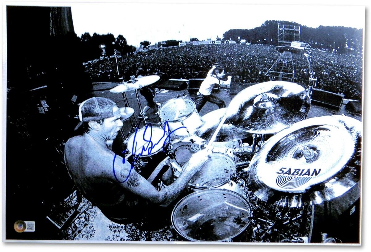 Chad Smith Signed Autographed 12X18 Photo Poster painting Red Hot Chili Peppers BAS BB59622