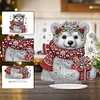 Diamond Painting Acrylic Winter Bear Desktop Diamond Art Kits for Table Decor