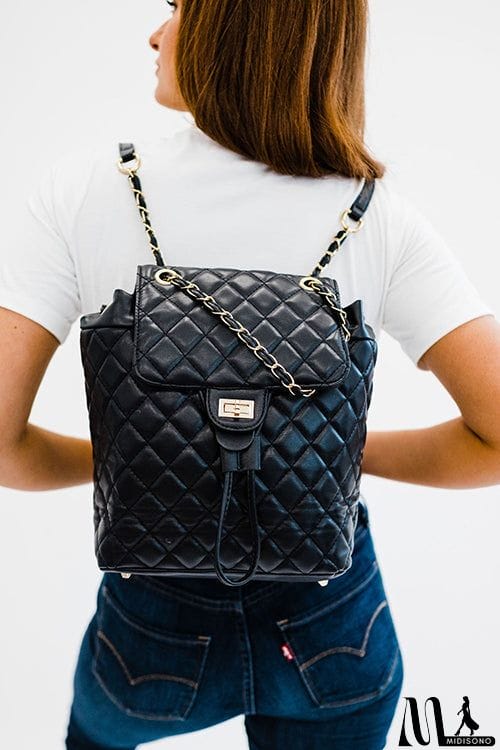 MidiSono - Quilted Convertible  Backpack