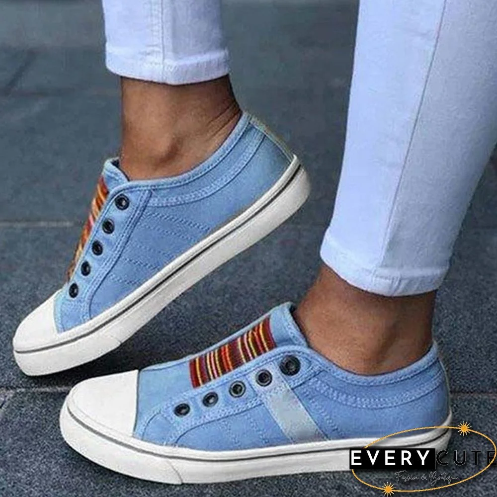 Low-Cut Trainers Canvas Flat Shoes Women Casual Vulcanize Shoes New Women Summer Autumn Sneakers Ladies Wdhkun