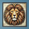 Diamond Painting -DIY Round Drill Mosaic  Lion(40x40cm)