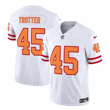 Youth Tampa Bay Buccaneers #45 Josiah Trotter White 2026 NFL Draft Vapor F.U.S.E. Limited Jersey