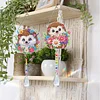 2pcs Hedgehog Diamond Painting Double-sided Crystal Window Suncatcher Craft Set Birthday Gifts Home Garden Decor Hanging Kit