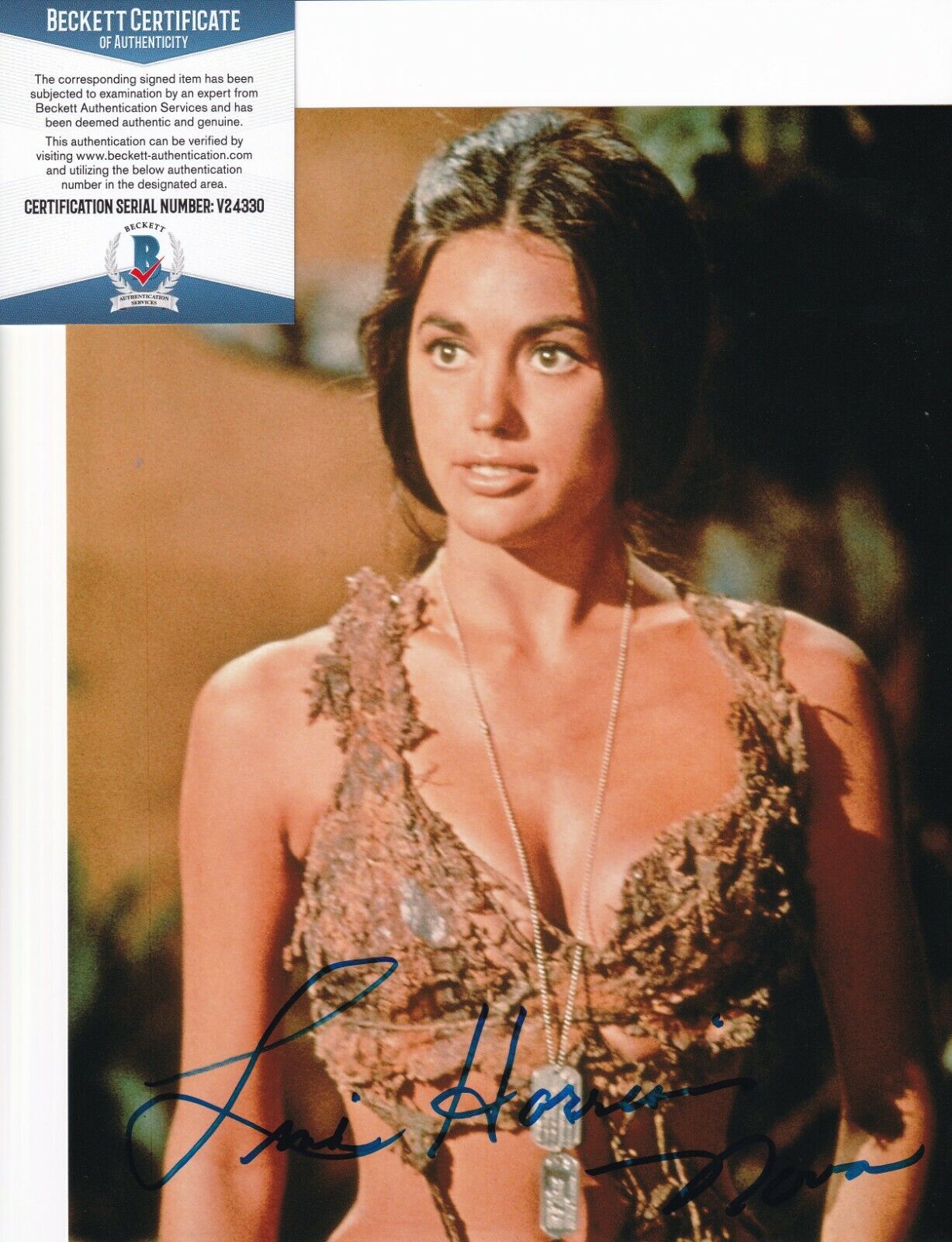 LINDA HARRISON signed (PLANET OF THE APES) autographed 8X10 Photo Poster painting BECKETT V24330