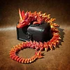 3D Printed Dragon Eggs with Dragon Inside Articulated Dragon Fidget Toy