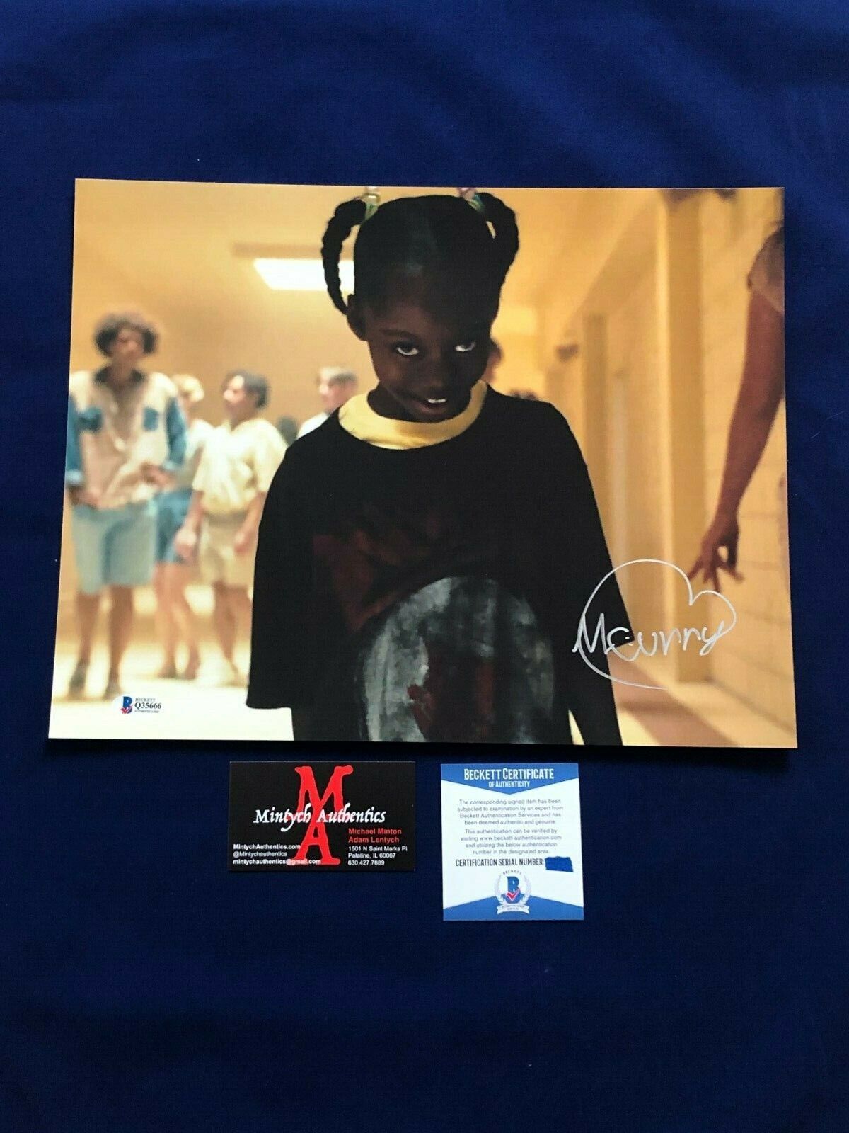 MADISON CURRY AUTOGRAPHED SIGNED 11x14 Photo Poster painting! US! BECKETT COA JORDAN PEELE PROOF