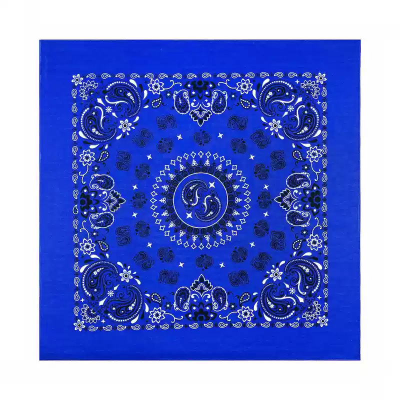 Unisex Vintage Paisley Cotton Bandana Scarf