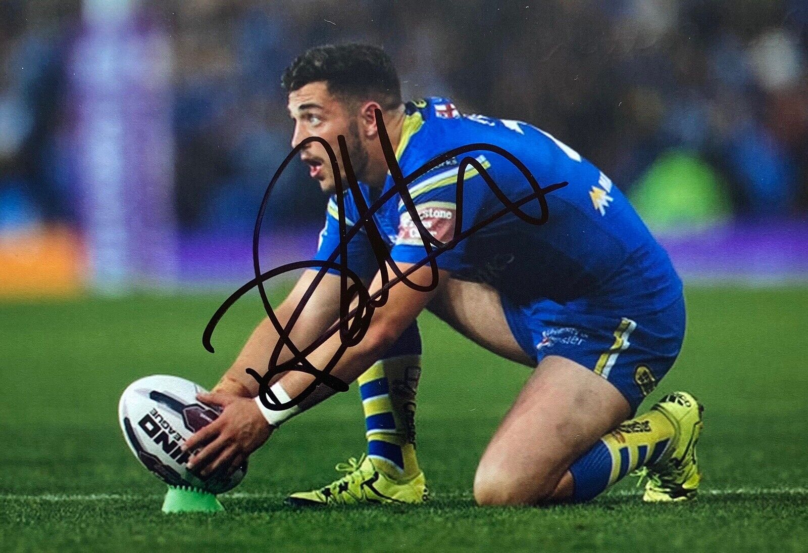 Declan Patton Genuine Hand Signed 6X4 Photo Poster painting - Warrington Wolves