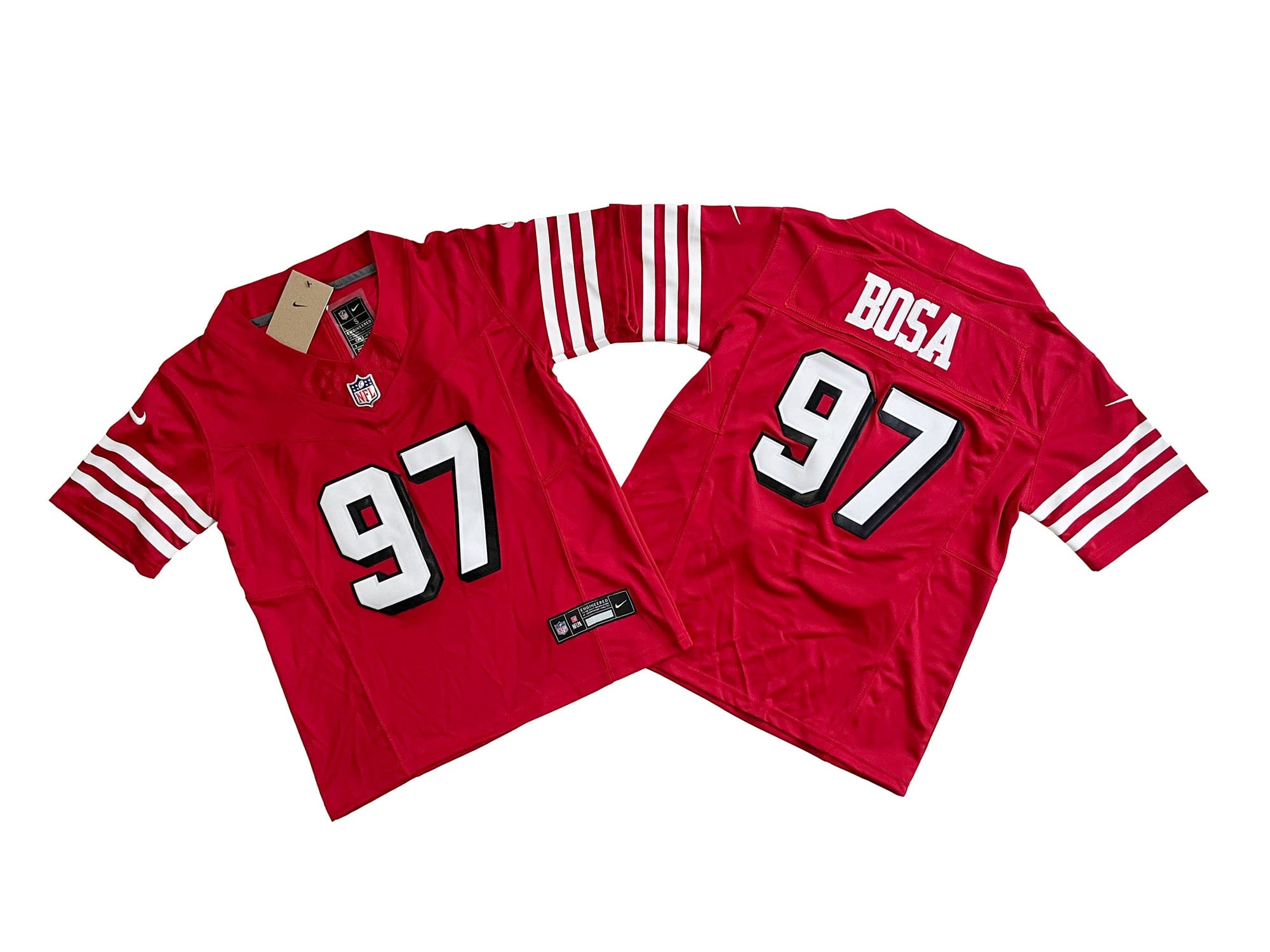 San Francisco 49ers 97# Nick Bosa Youth Nike Vapor F.U.S.E. Limited Jersey mysite