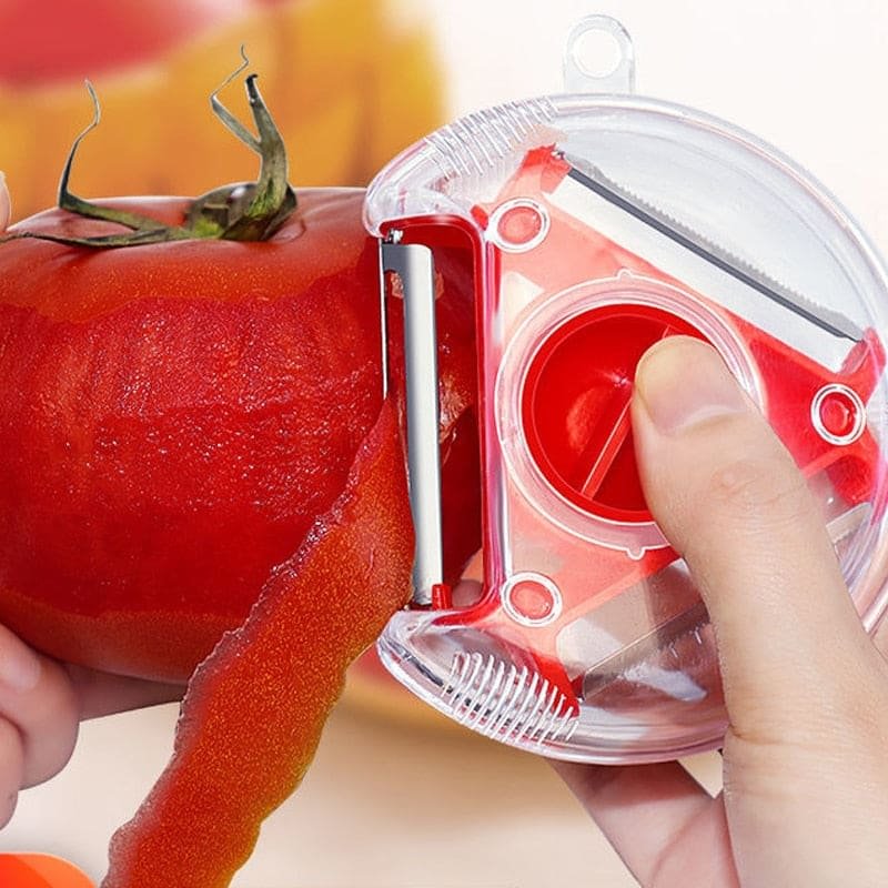 ReelBlade™ - The All-Around Kitchen Ring Peeler, Slicer, Shredder & Cutter