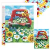 Diamond Painting -DIY Full Square Drill Sunflower Truck
