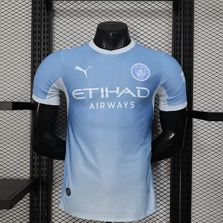 26-27 Manchester City home player version football jersey, 1:1 replica, Thai quality.