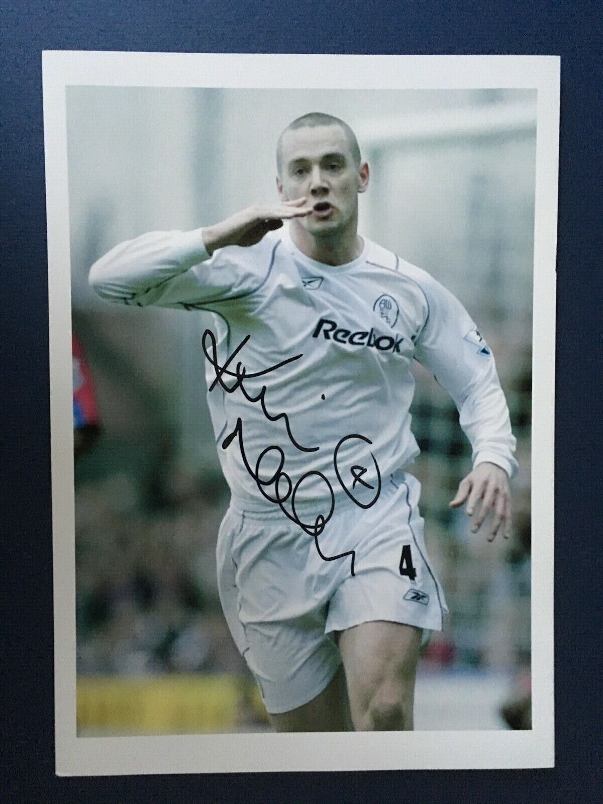 KEVIN NOLAN - FORMER BOLTON FOOTBALLER - EXCELLENT SIGNED Photo Poster painting