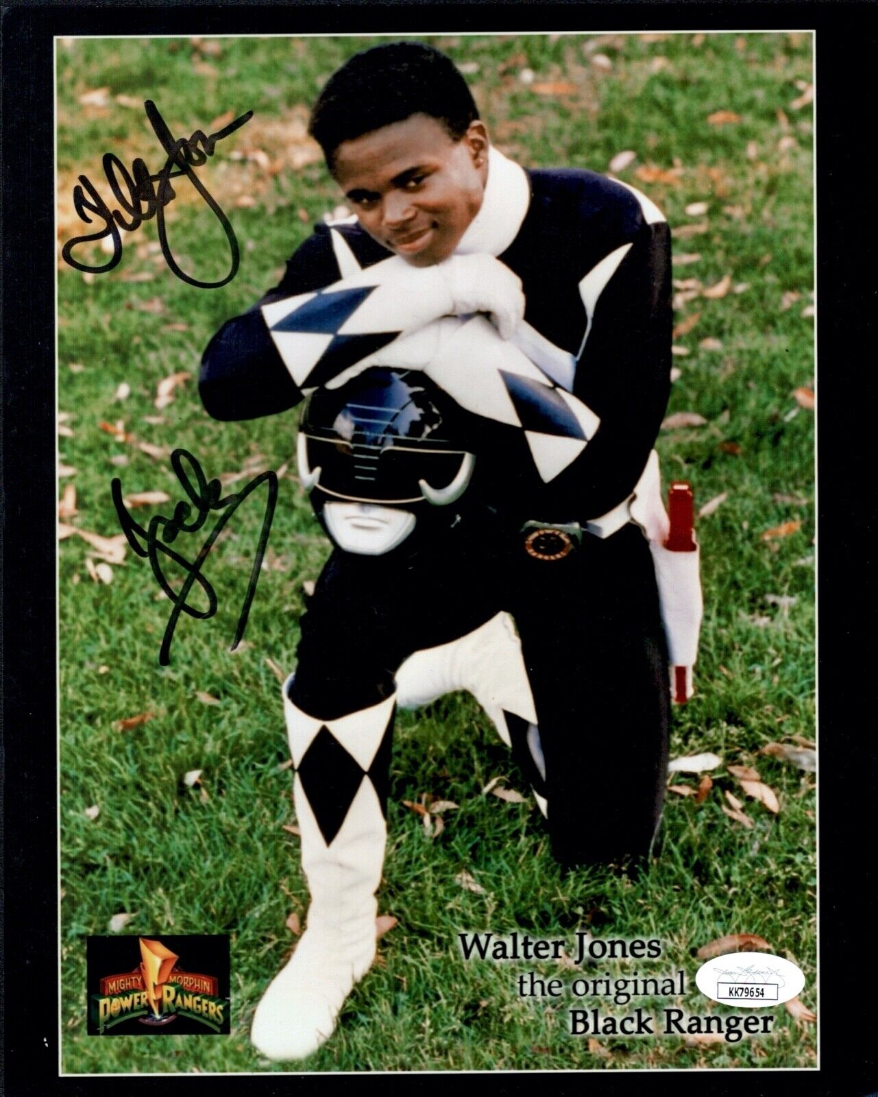 WALTER JONES Signed MIGHTY MORPHIN POWER RANGERS 8x10 Photo Poster painting Autograph JSA COA