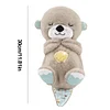 Soothe and Snuggle Otter with Music Lights Portable Plush Baby Toy for Infants