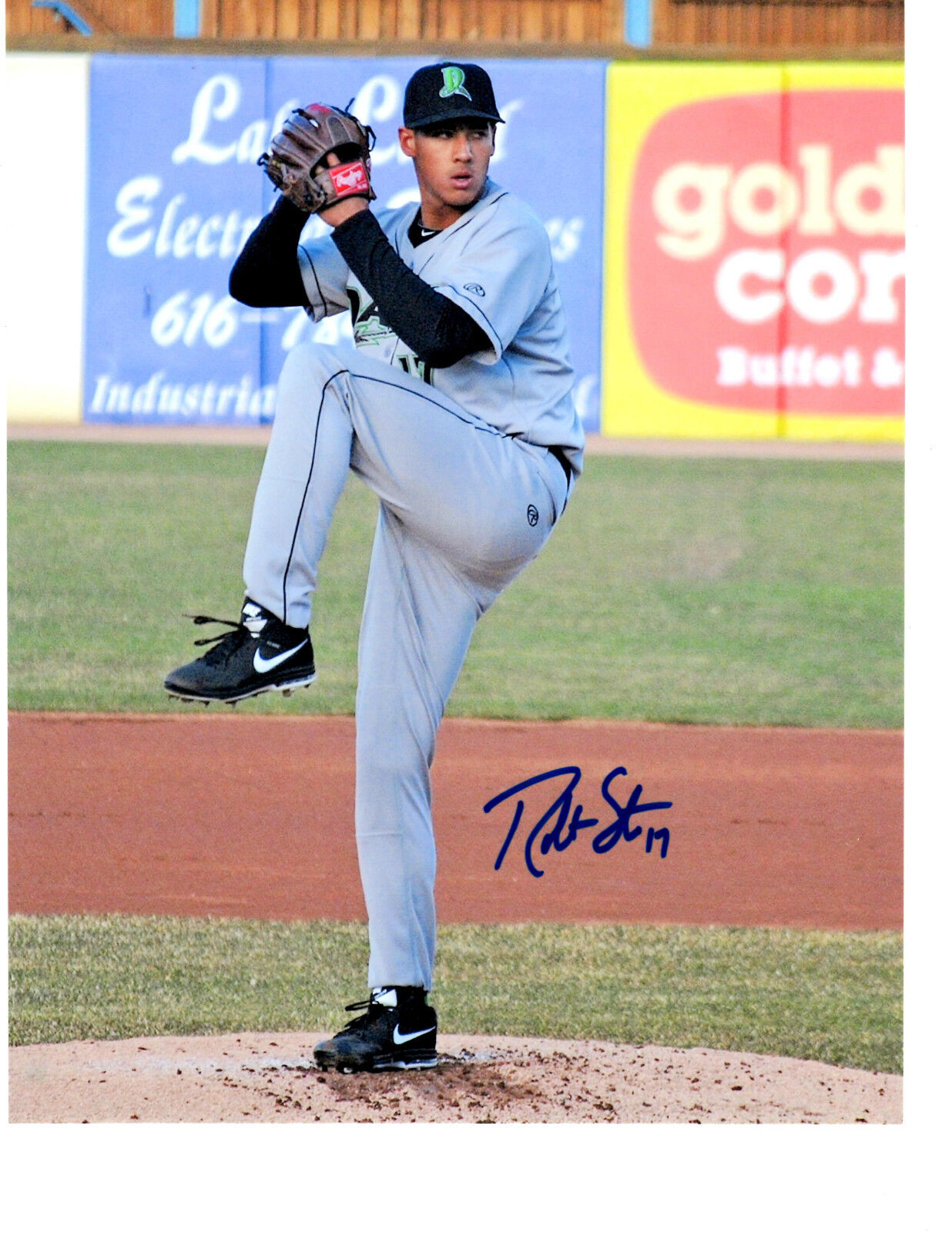 Robert Stephenson Cincinnati Reds prospect 1st round signed auto Photo Poster painting Dayton!!