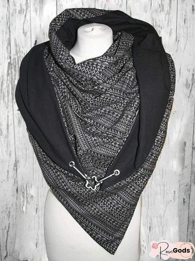 Cotton-Blend Casual Scarf