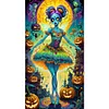 (40*70cm)Ballet Halloween - Full Round Drill Diamond Painting