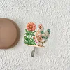6pcs/set DIY Special-shaped Diamond Painting Wall-mounted Key Hook Kit (Chicken)