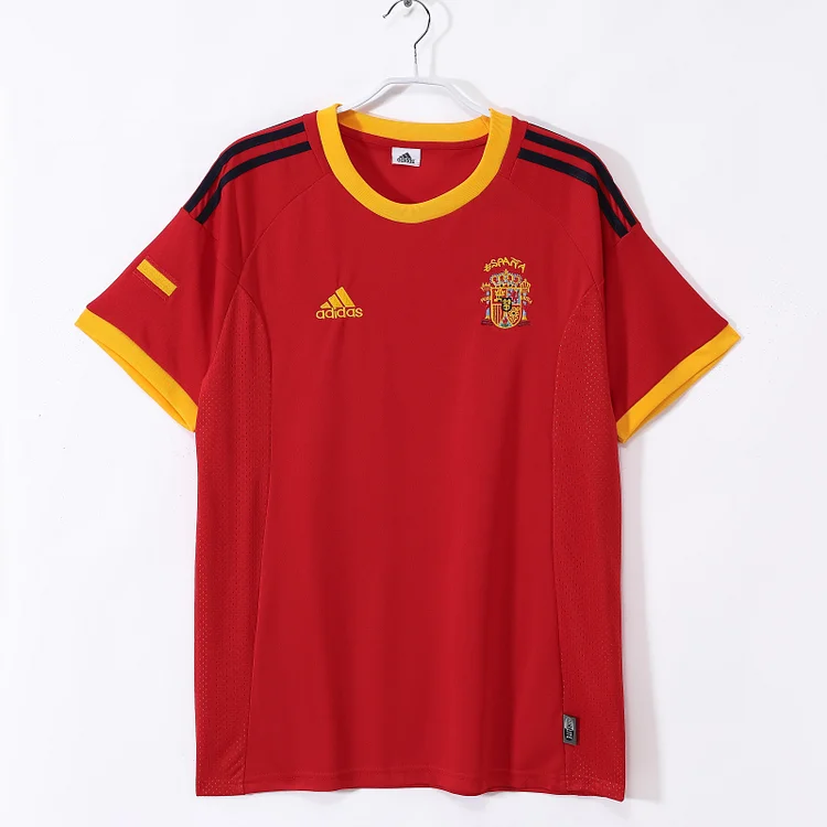 2002 Spain home retro jersey