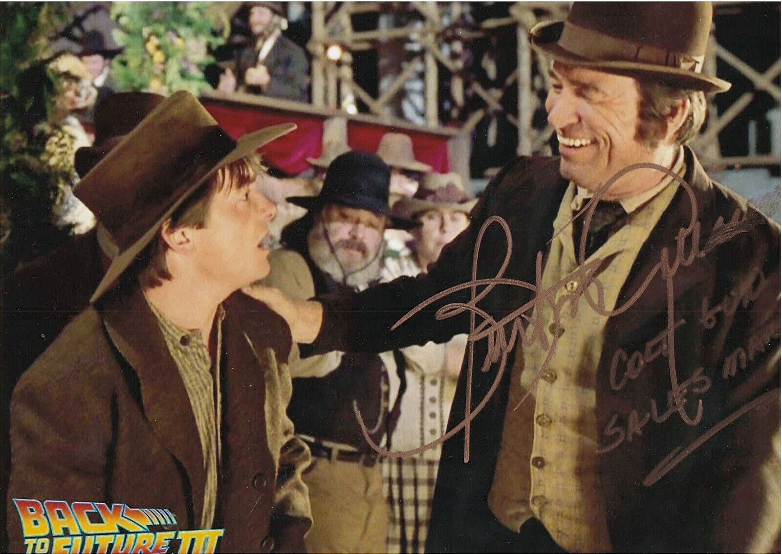 BURTON GILLIAM LYLE BLAZING SADDLES & COLT SALESMAN BTF III RARE SIGNED Photo Poster painting