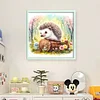 Hedgehog-11CT Stamped Cross Stitch 40*40cm/15.75*15.75in