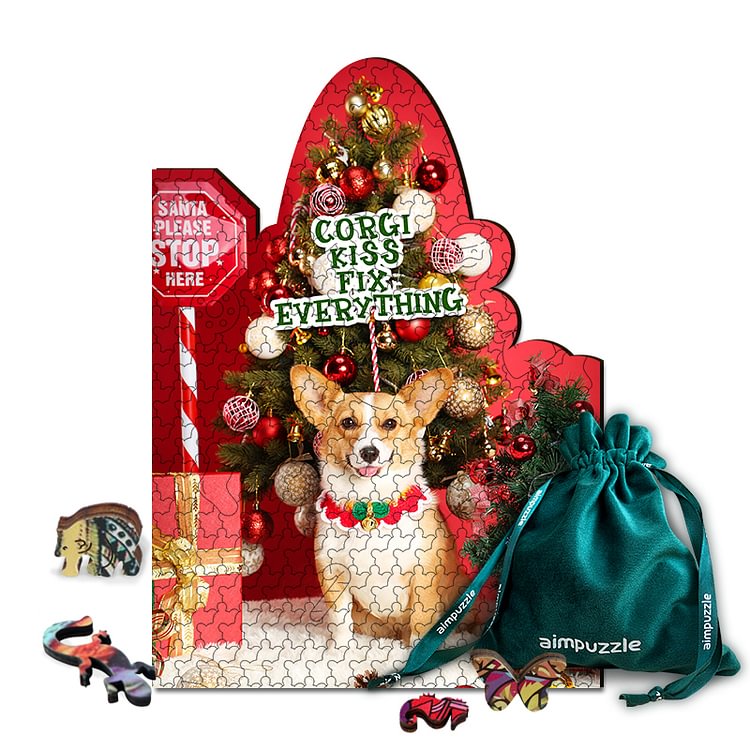 Sunnypuzzle™-Christmas Tree Corgi Puzzle