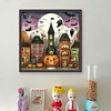 Halloween Cottage - 11CT Stamped Cross Stitch - 50*50cm - Halloween