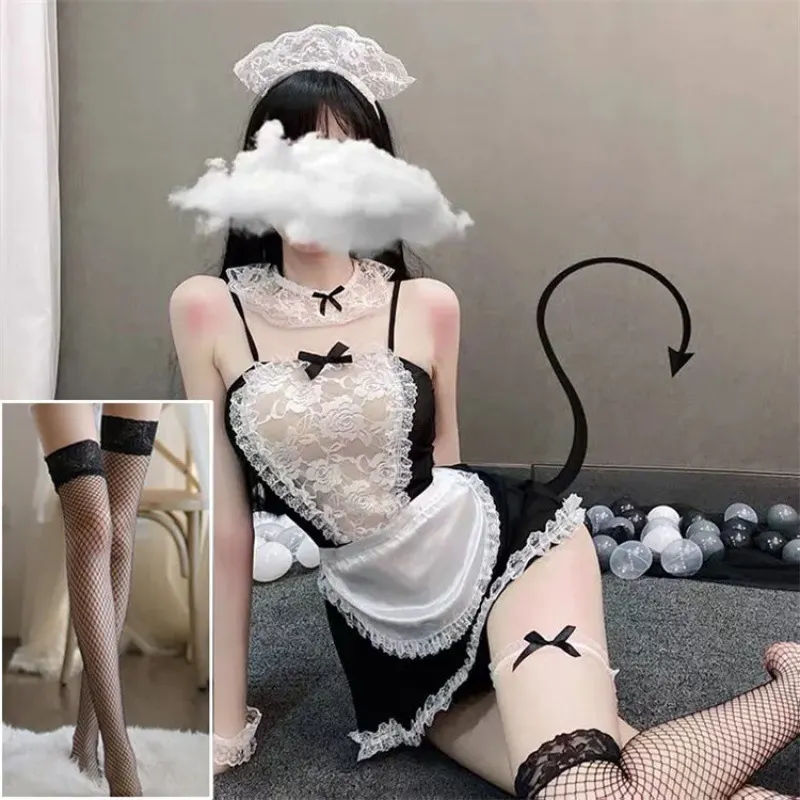 Churchf Sex Emotional Lingerie Female Super Tupling Passion Student Suit Uniform Seduction Open Pyjamas To Tease Maid Tout